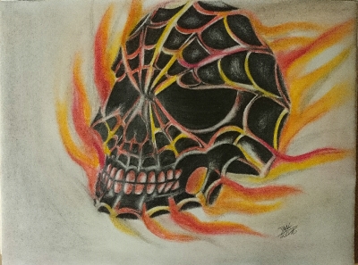 skull of spiderman